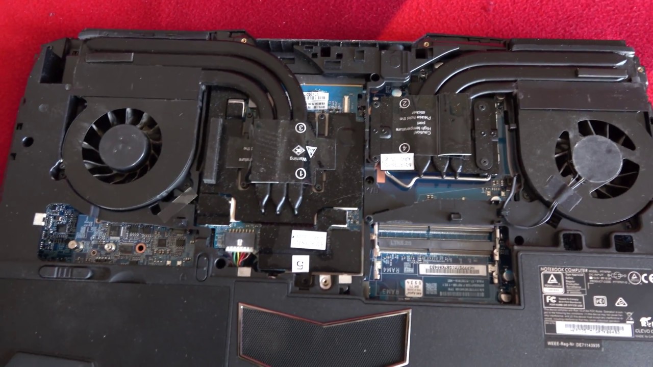 Laptop hack, einfach Staubfrei bekommen, dann ist er wieder kühler, leiser und schneller